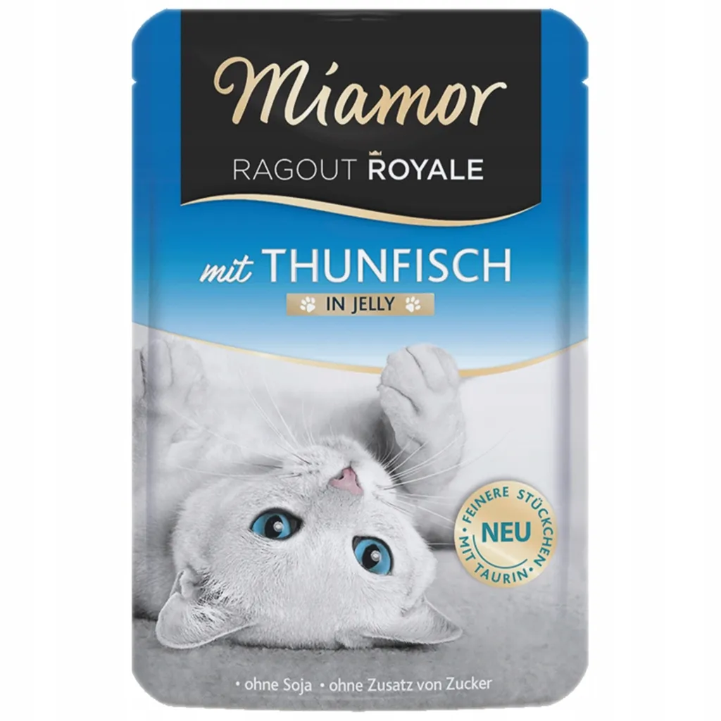 Pâtée pour chat Miamor Ragout Royale Thon en Gelée 22 portions de 100g