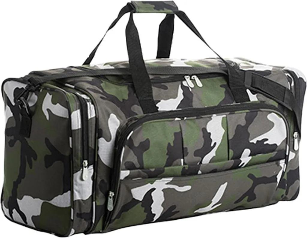 Sac de voyage weekend camouflage : fini les valises lourdes et fragiles