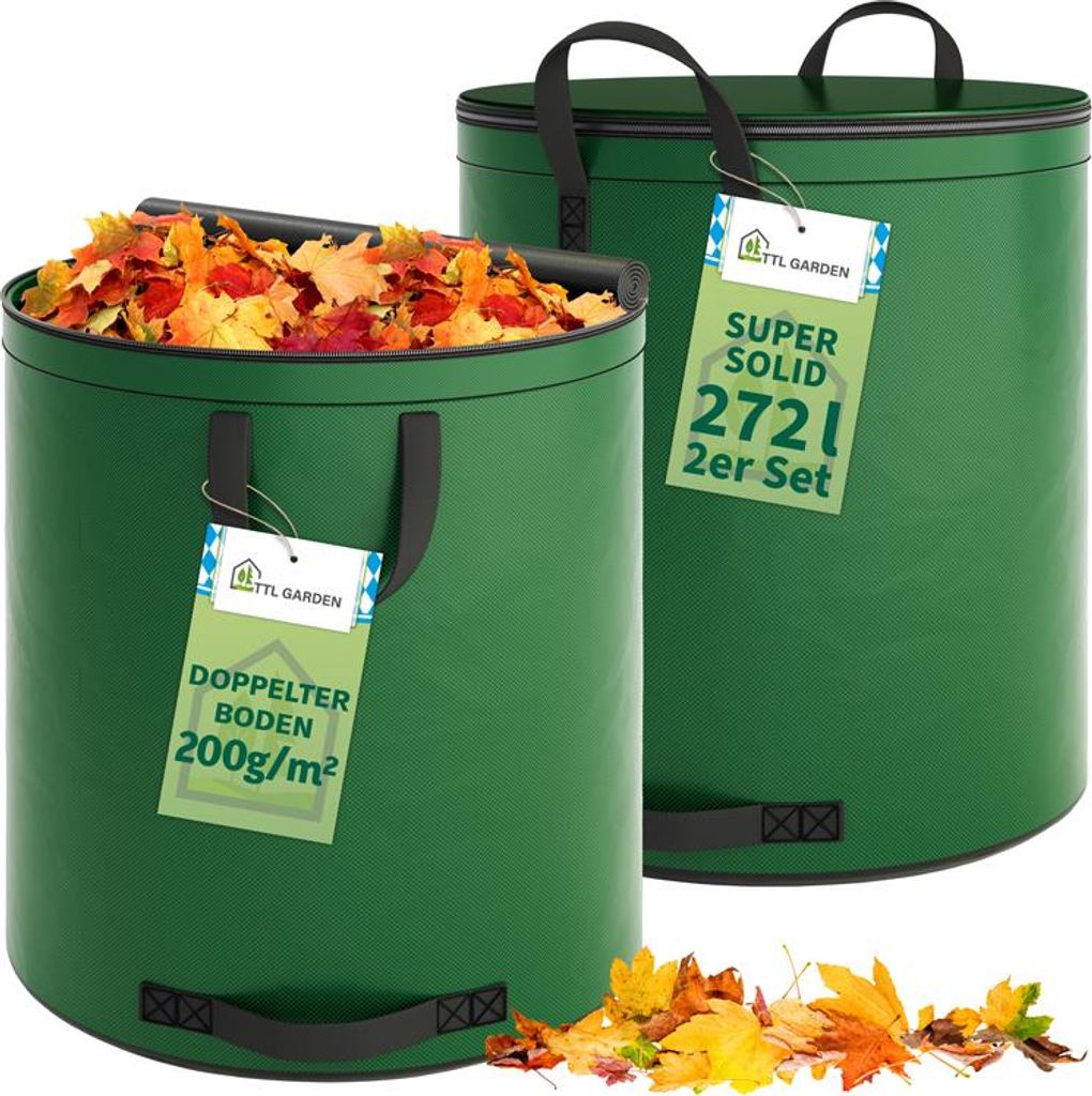 TTL GARDEN Gartenabfallsack SUPER SOLID 2er Set 2x272 L Produktbild 