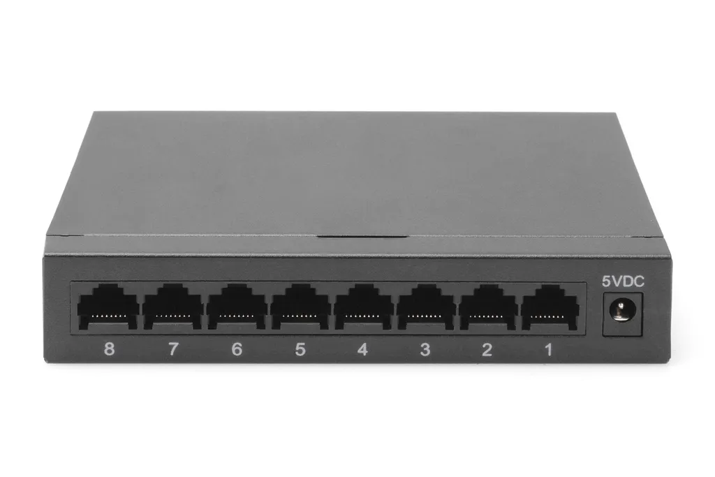 Commutateur réseau Gigabit 8 ports DIGITUS Desktop Switch non géré