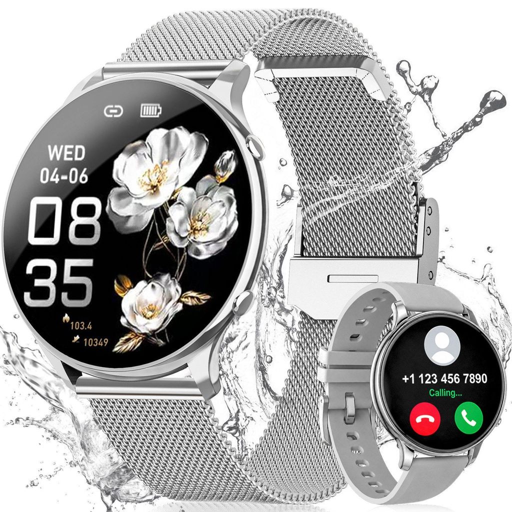 Smartwatch Damen 4.7mm ultradünn mit 120+ Produktbild 