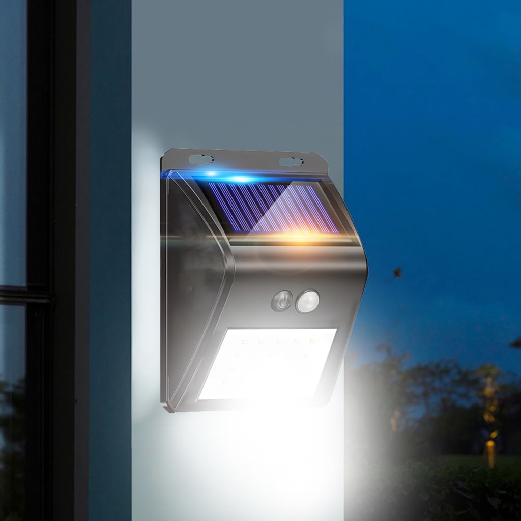 Solarlampen für Außen Bewegungsmelder 20 LED IP64 Produktbild 5