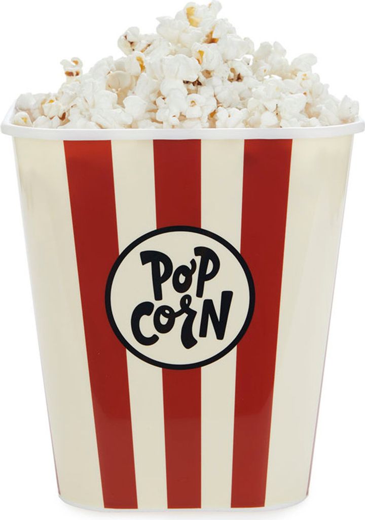 Miska na popcorn Retro czerwona | Pojemnik na przekąski o Zdjęcie produktu 