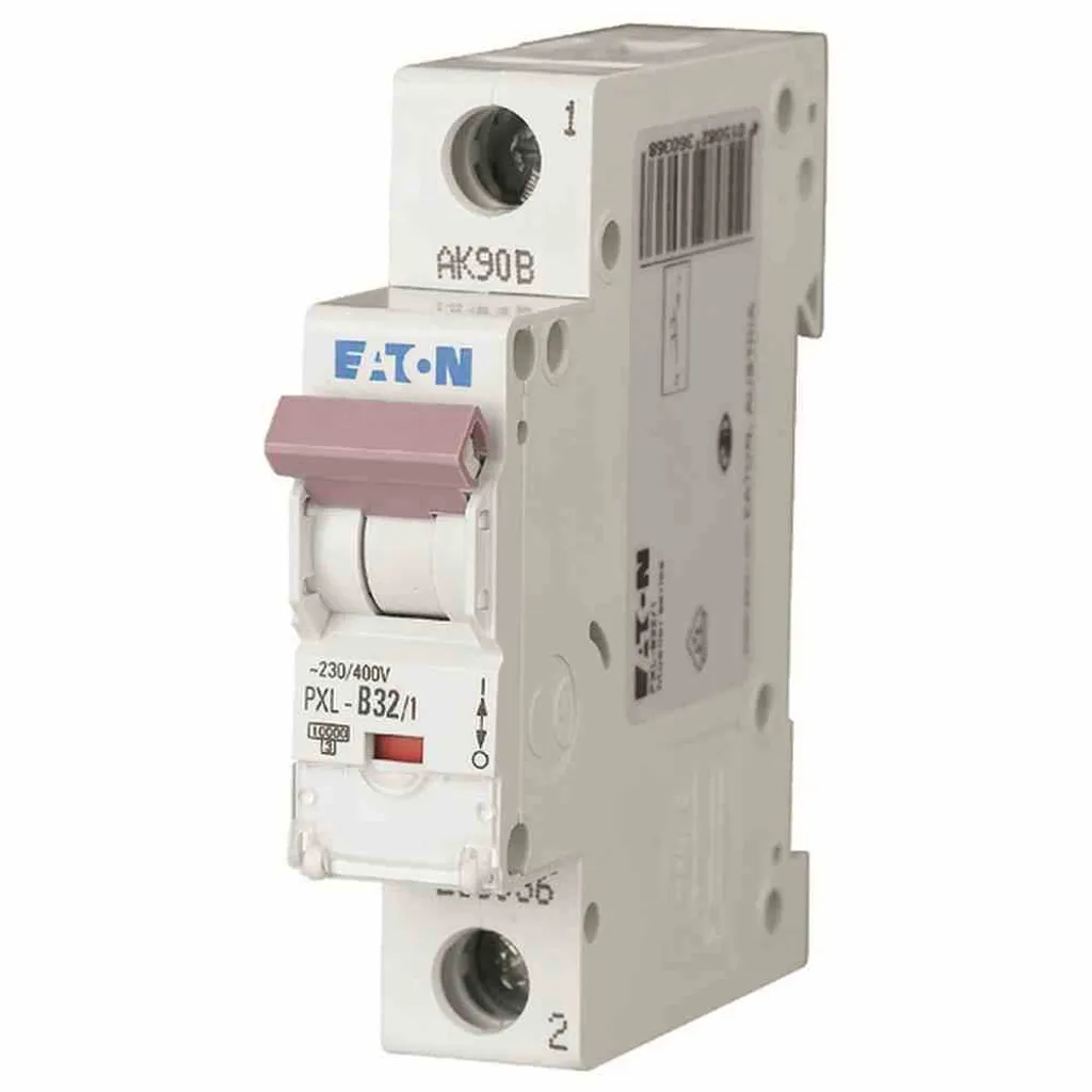 Disjoncteur magnéto-thermique Eaton PXL-C32/1 unipolaire 32A 10kA