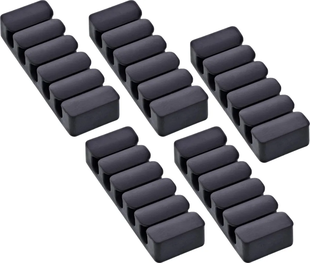 Organiser ses Câbles avec le Pack de 5 Clips InLine 5 Voies Adhésifs