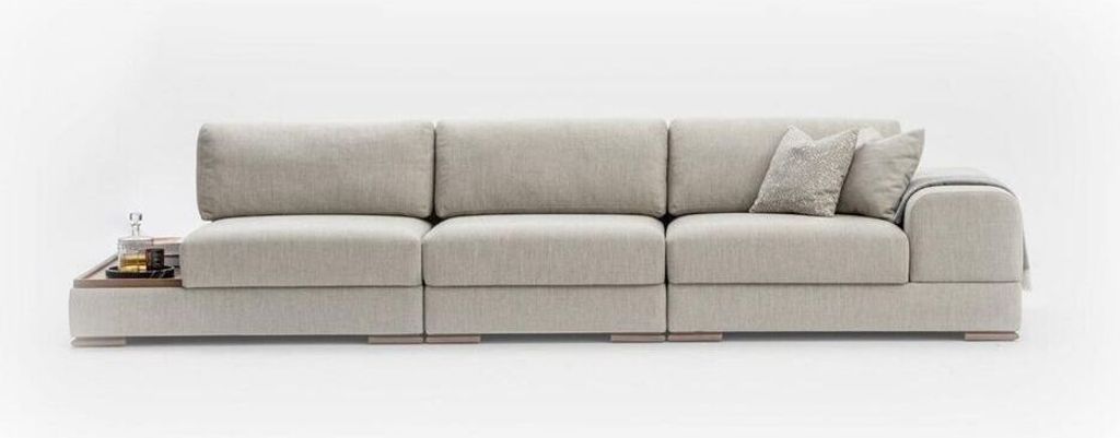 Sofa Couch Modern Wohnzimmer Sofas 6 Sitzer Möbel Textilsofa 420cm