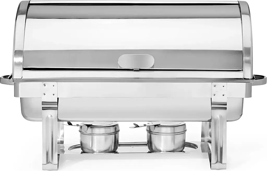 HENDI Scaldavivande Rolltop 9 Litri GN 1/1 - Acciaio Professionale Buffet