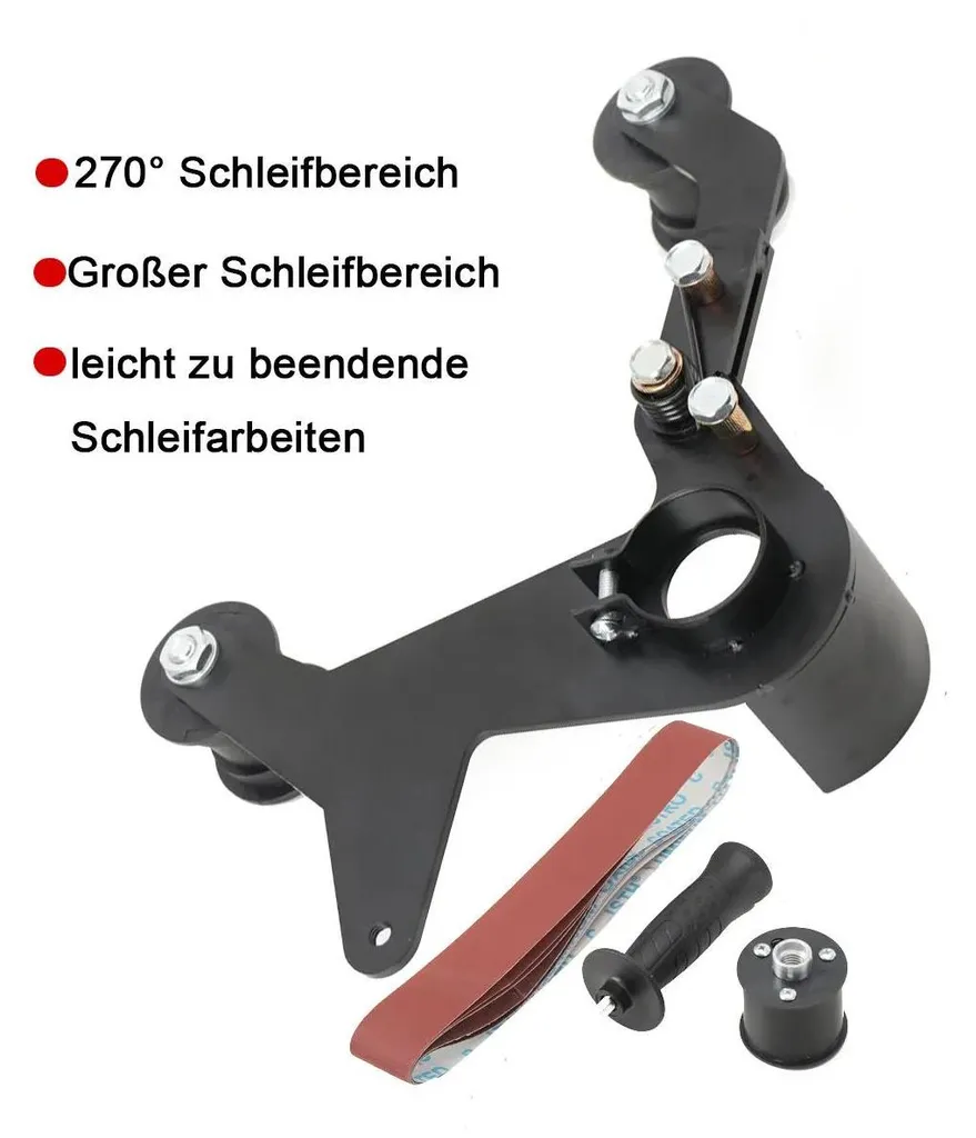 Kit adaptateur ponceuse à bande M10 - Solution ponçage zones difficiles - 10