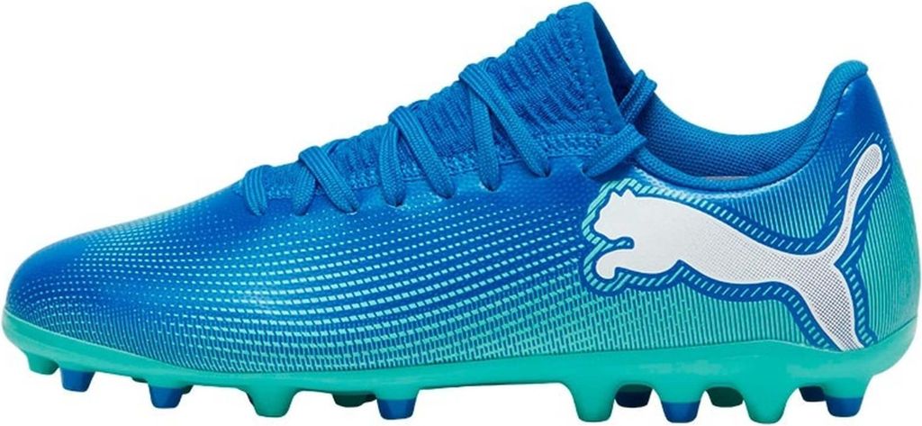 PUMA FUTURE 7 PLAY MG Jr Fussballschuhe Kinder blau 38