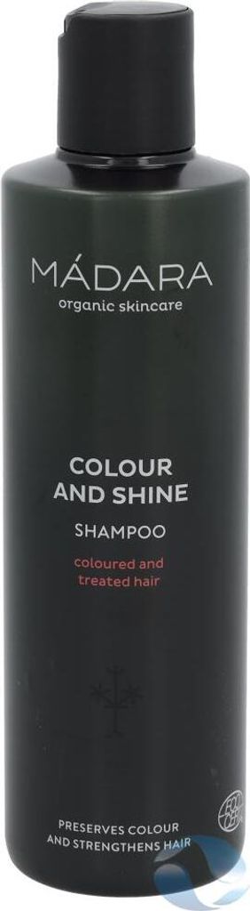 MÁDARA Cosmetics Colour and Shine, 250 ml, Shampoo, Nicht-professionell, Frauen, Gefärbtes Haar, Alle Farben