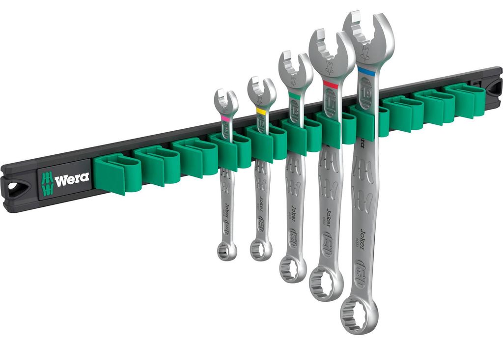Wera 9641 Magnetleiste 6003 Joker 2, 5-teilig, Schraubenschlüssel