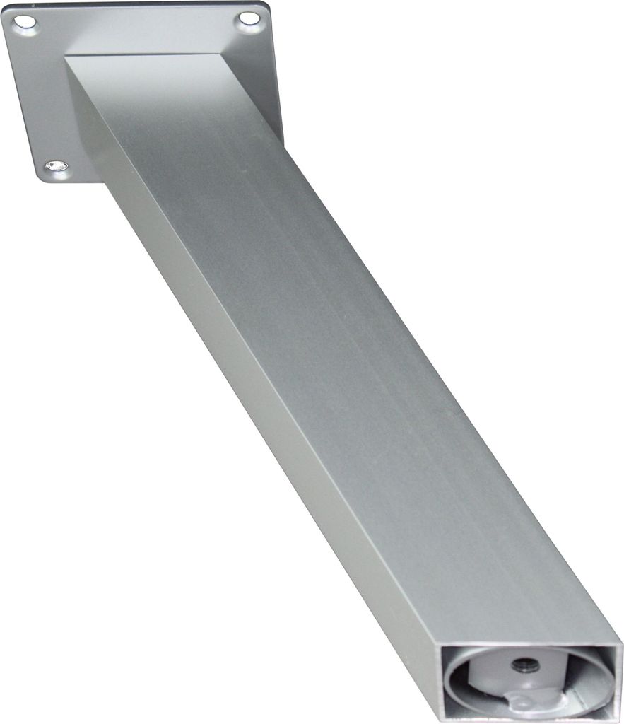 Barkonsole 50x50 mm schräg Edelstahloptik