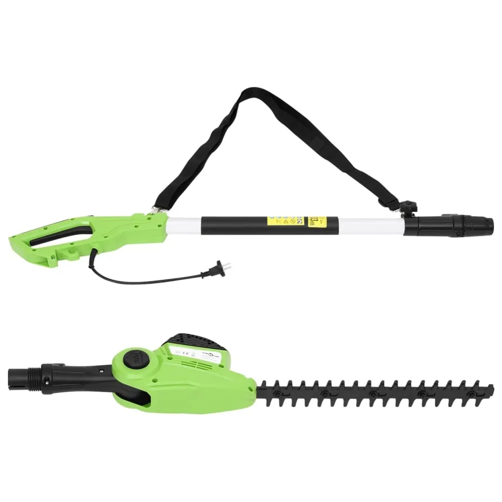 Taille-haie télescopique 550 W vidaXL : lame 41 cm et manche réglable