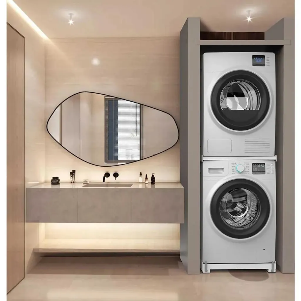 Meliconi 656147 - Base avec jeu de roulettes universel pour lave-linge - 6