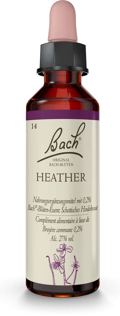 Bachblüten Heather Tropfen 20 ml Produktbild 
