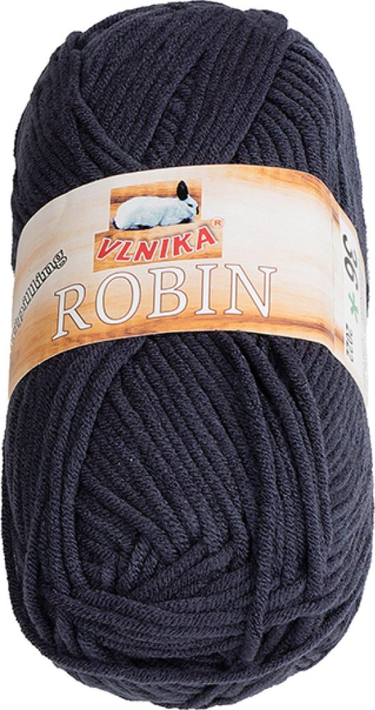 Garn ROBIN - 100g / 150 m - Lila,Grau