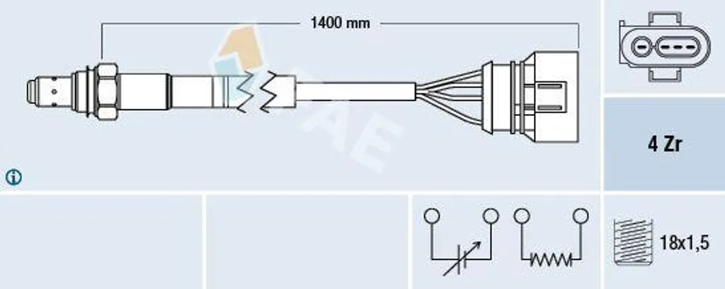Sonde de diagnostic lambda pour Audi A4 et VW Passat 3B SG197