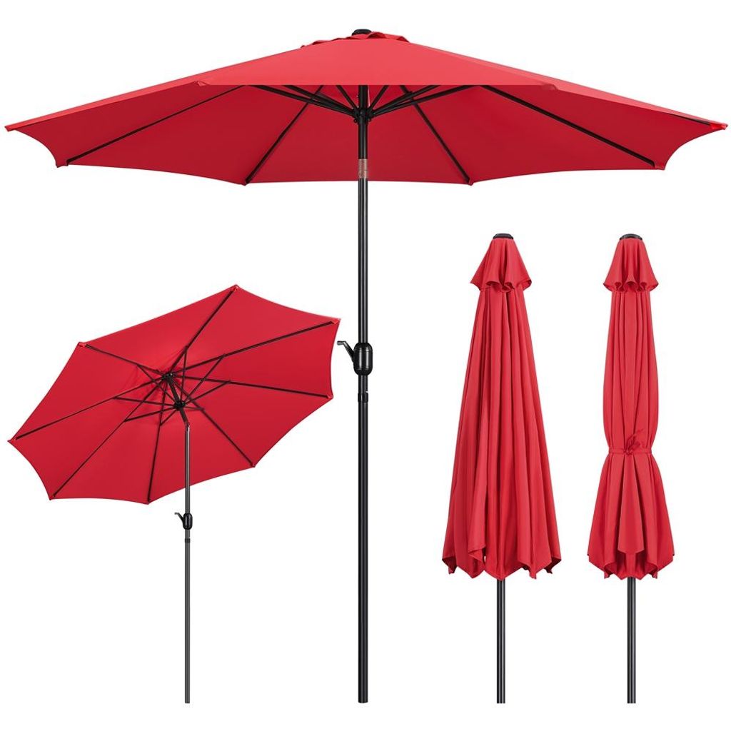 Yaheetech Sonnenschirm Φ 300 cm Kippbar Gartenschirm mit Produktbild 