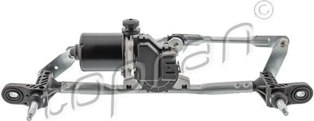 Tringlerie d'essuie-glace robuste avec moteur intégré TOPRAN 601 600