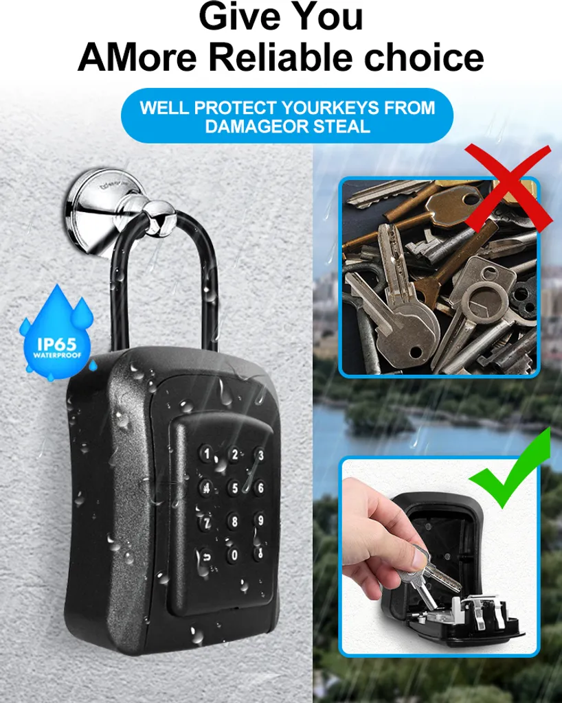Boîte à clés sécurisée connectée SKB1 - Boîtier à code pour extérieur