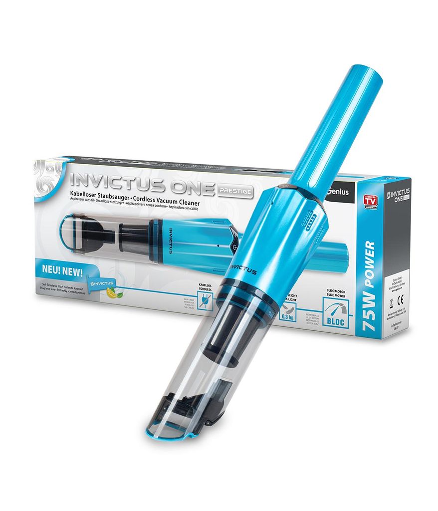 Genius INVICTUS ONE PRESTIGE, Trocken, Beutellos, Blau Produktbild 