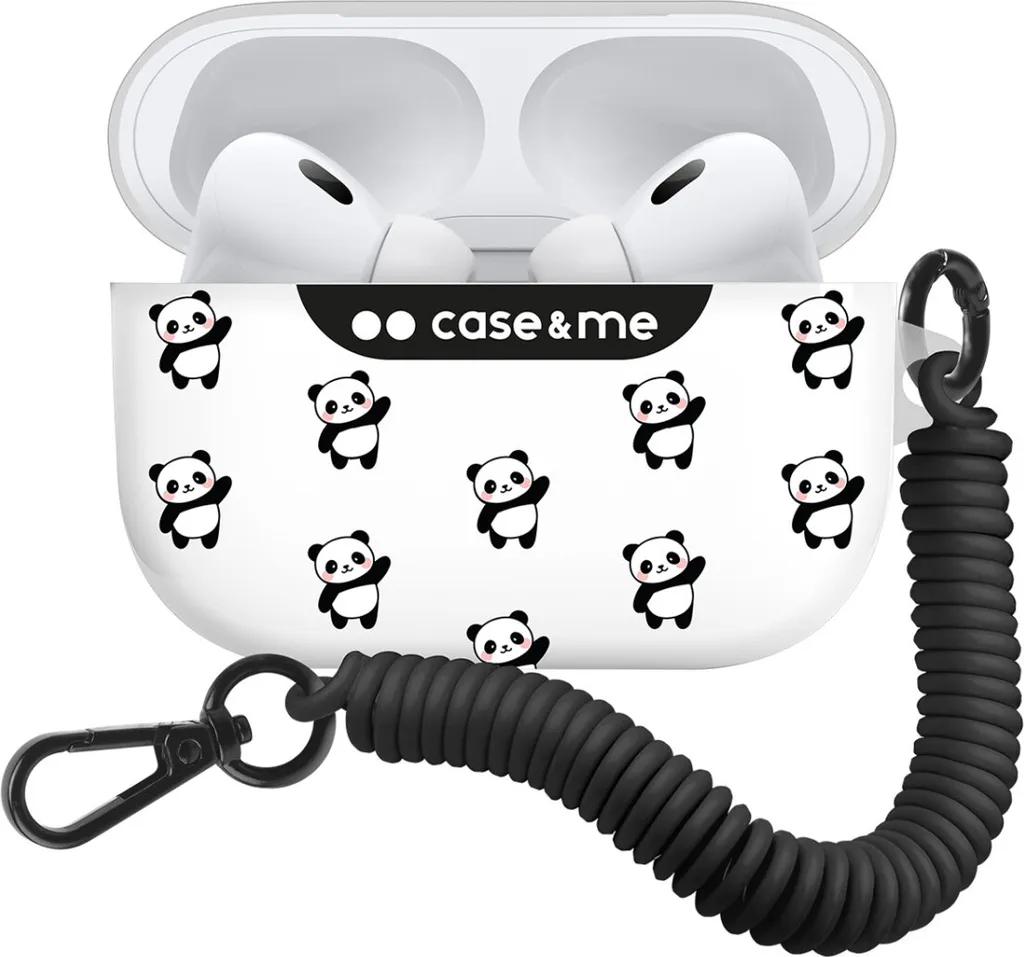 Coque AirPods Pro 2 Anti-choc Panda SBS avec Cordon Élastique Pratique