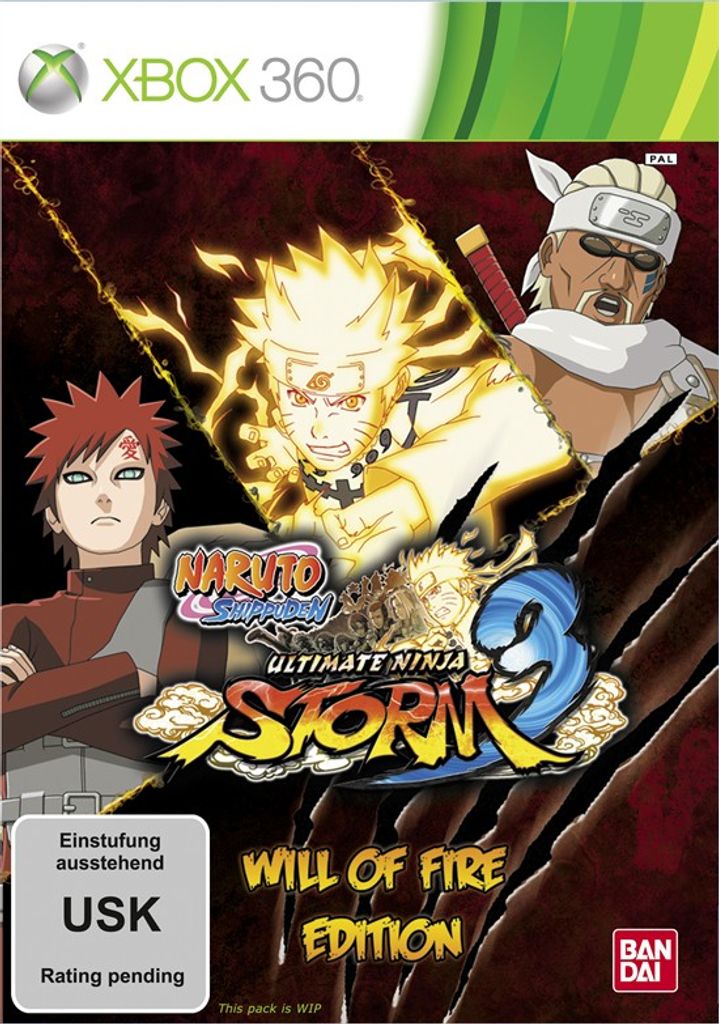 Namco Bandai Games Naruto Shippuden: Ultimate Ninja Storm 3 Will Of Fire Edition, Xbox 360, Xbox 360