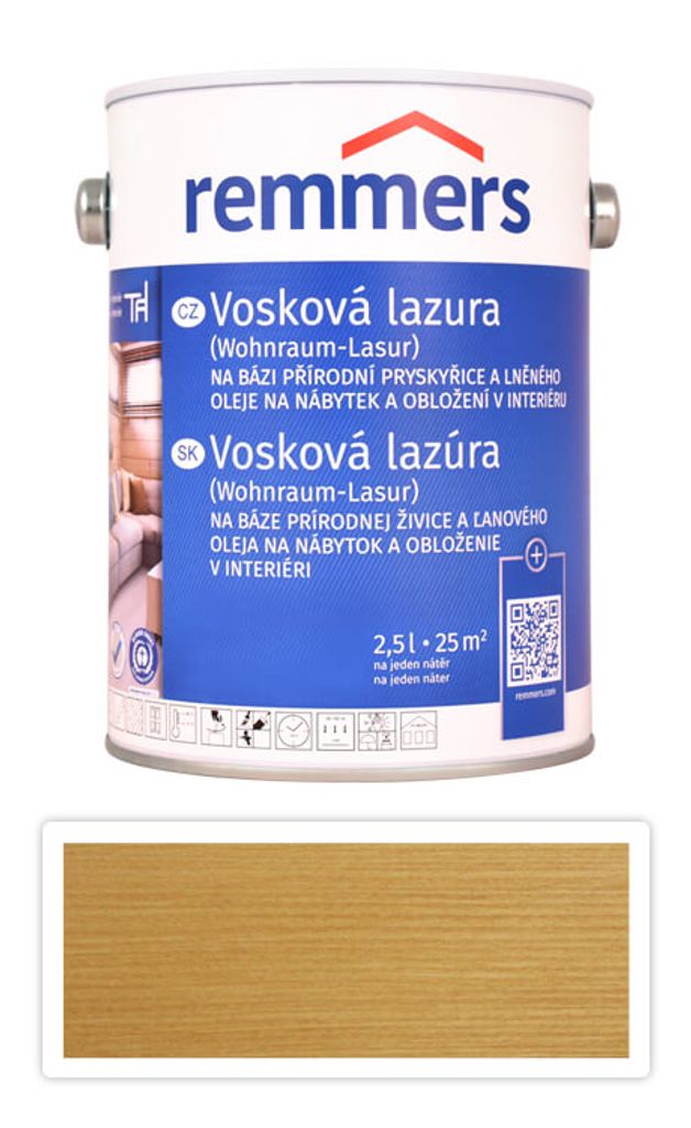 REMMERS Vosková lazura 2.5 l Dub Obrázek produktu 
