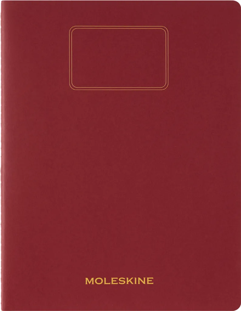Moleskine 8056999276904 Notebook Student Cahier XXL Rosso Plain