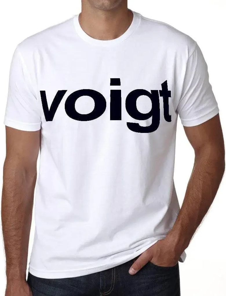 Herren Grafik T-Shirt Voigt Öko-Verantwortlich Vintage Jahrgang Kurzarm Lustige Druck Geburtstag Geschenk Mann