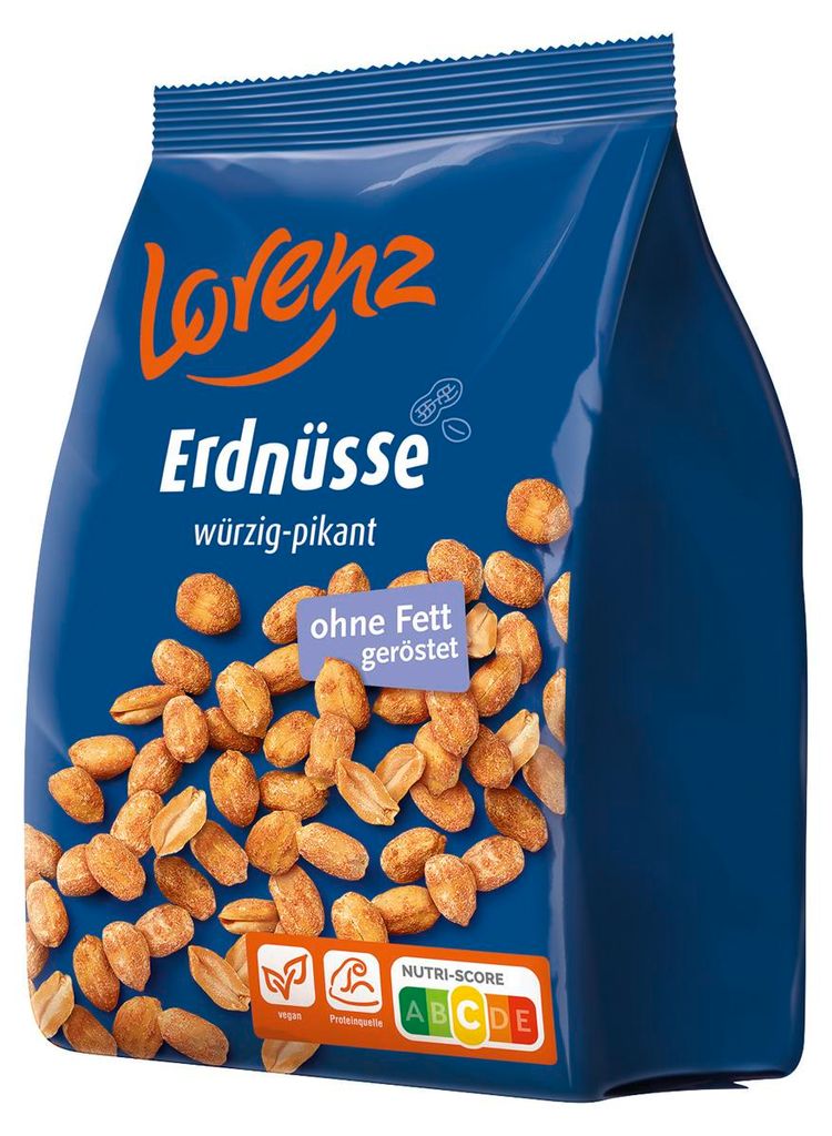 Lorenz arašídy pikantní pikantní lahodné aromatické pražené Obrázek produktu 