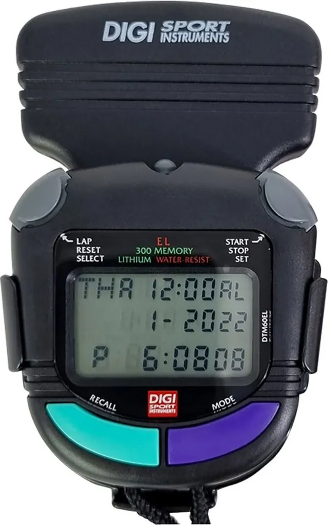 Chronomètre Précis Digi Sport Dtm60el Noir pour Mesurer Performance