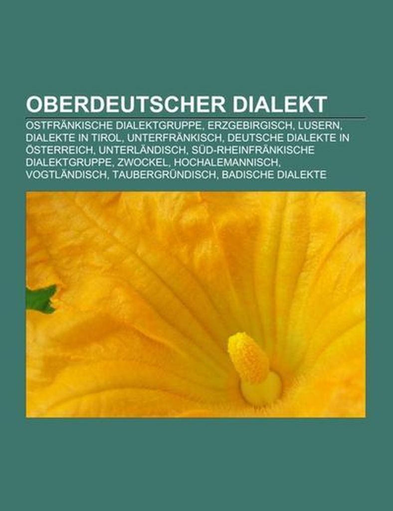 Oberdeutscher Dialekt