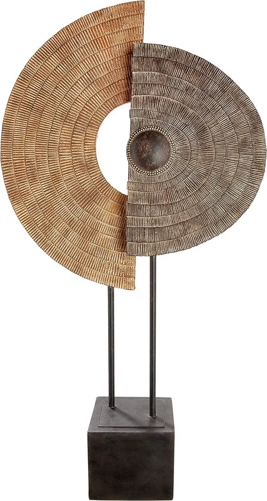 Décoration de salon : Sculpture Carve abstraite 71 cm pour buffet