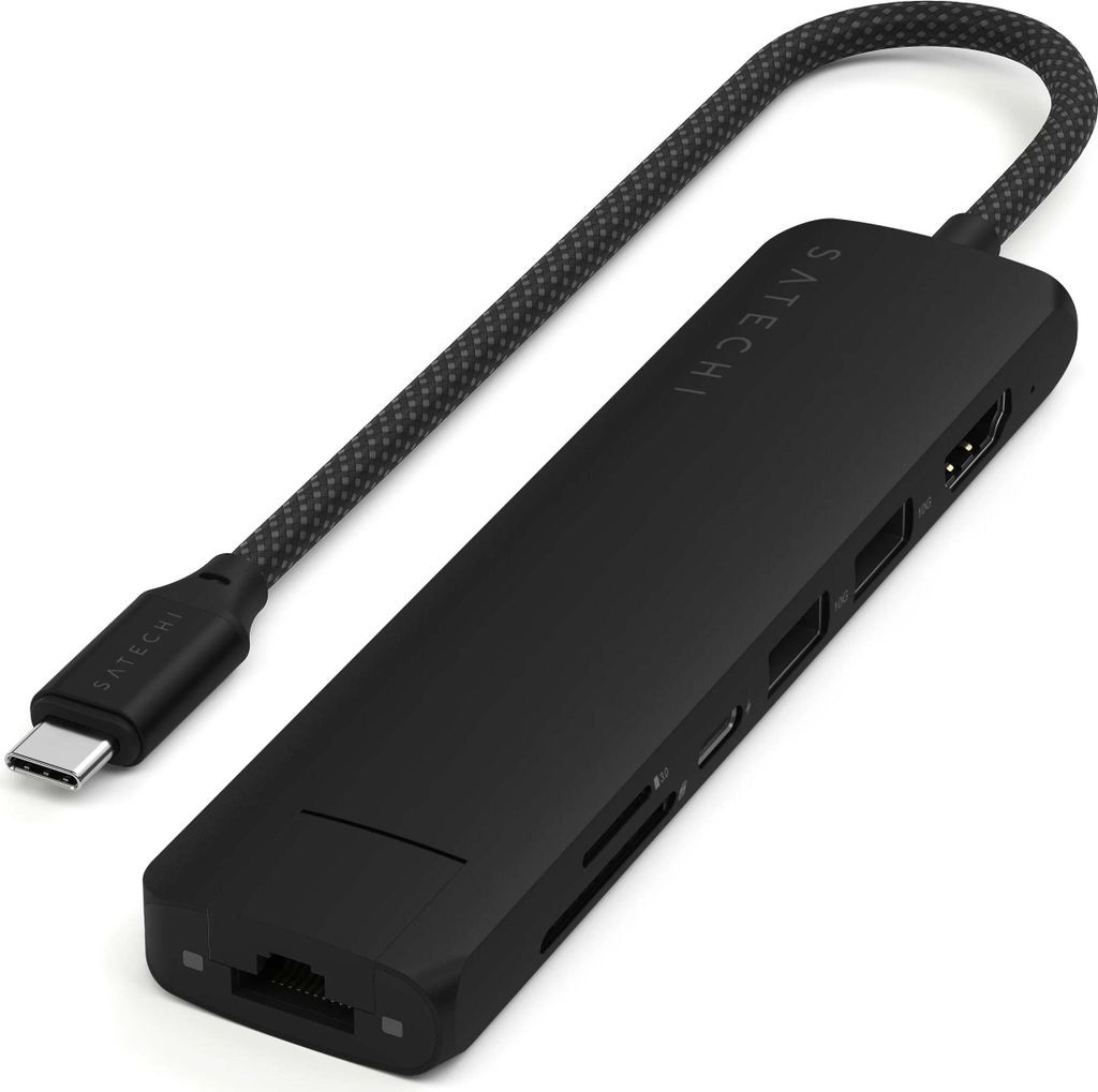 Satechi ST-P7SK, USB Typ-C, HDMI, USB 3.2 Gen 2 (3.1 Gen 2) Produktbild 