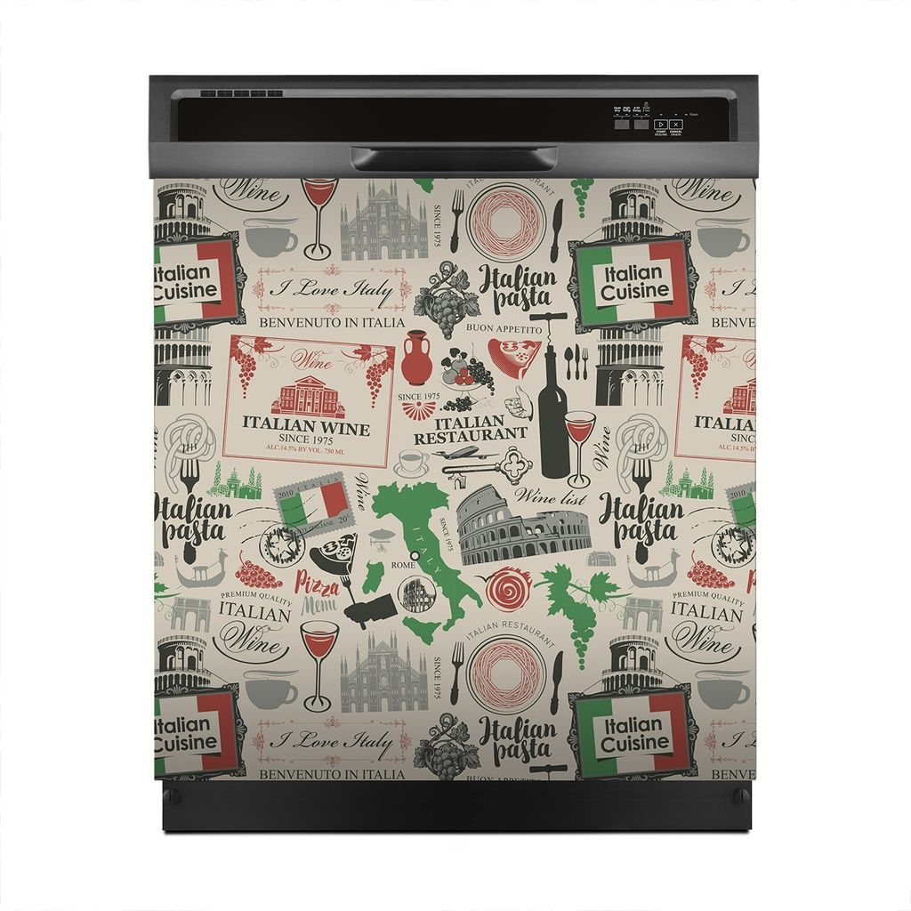 Magnete Dekorative 60x60 cm Küche Magnetmatte Spülmaschine - Italienische Küche
