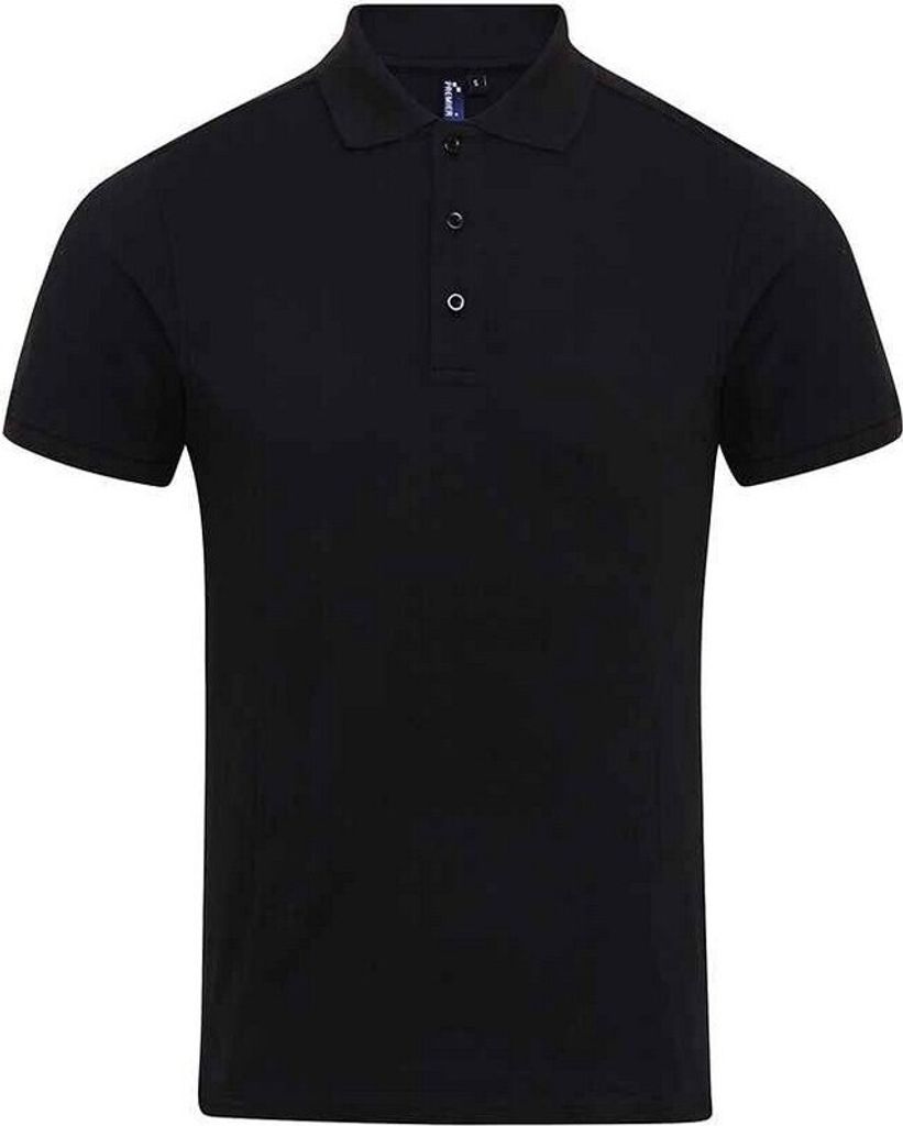 Premier Herren Coolchecker Plus Pique Polo T-Shirt PC3374 (6XL) (Schwarz)