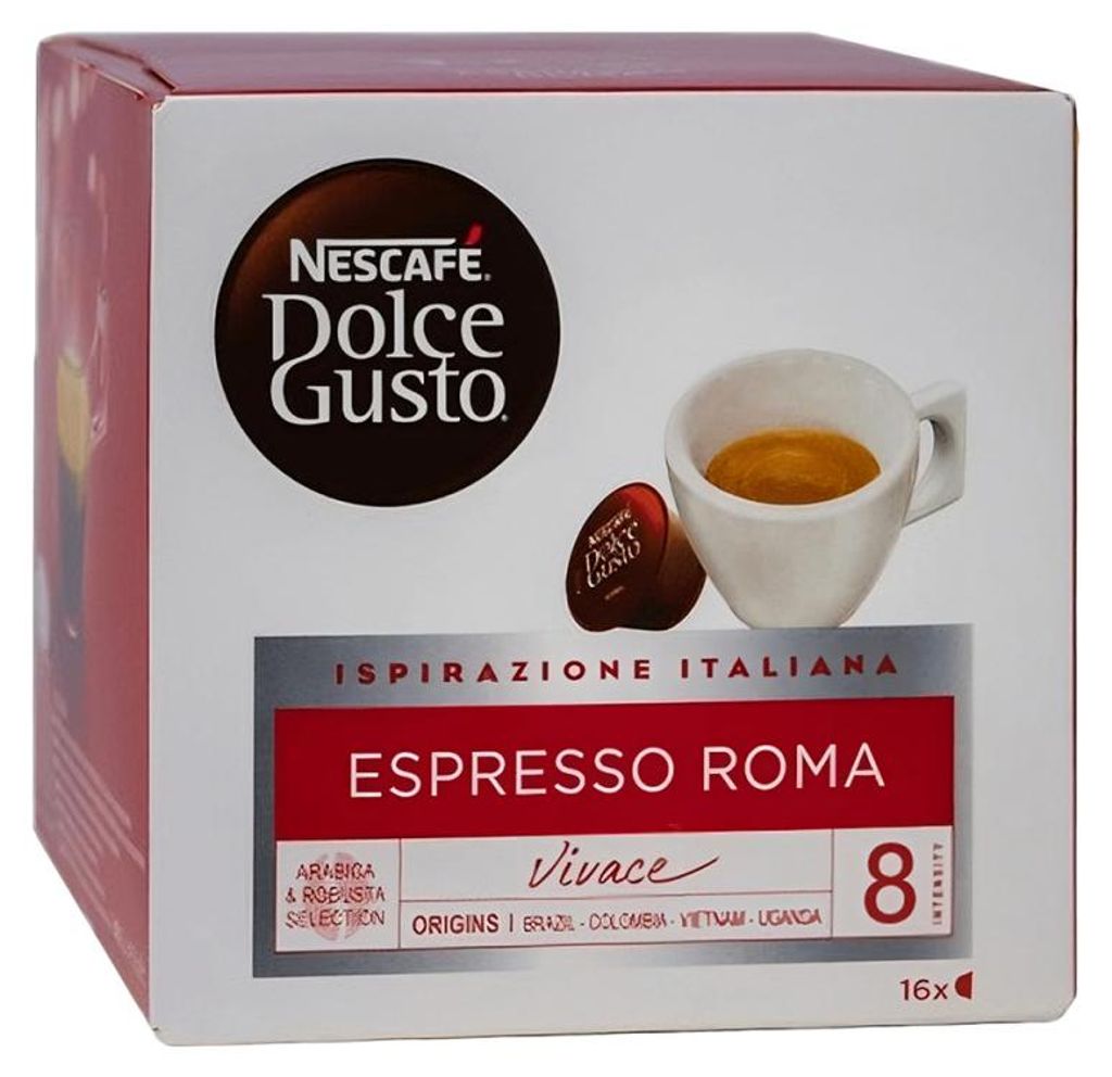 Nescafé Dolce Gusto Espresso Roma, Kaffeekapsel, Espresso, Produktbild 