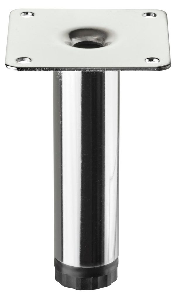 SOTECH Möbelfuß LIMA Ø 25 mm – Höhe 100 mm, Chrom poliert Produktbild 