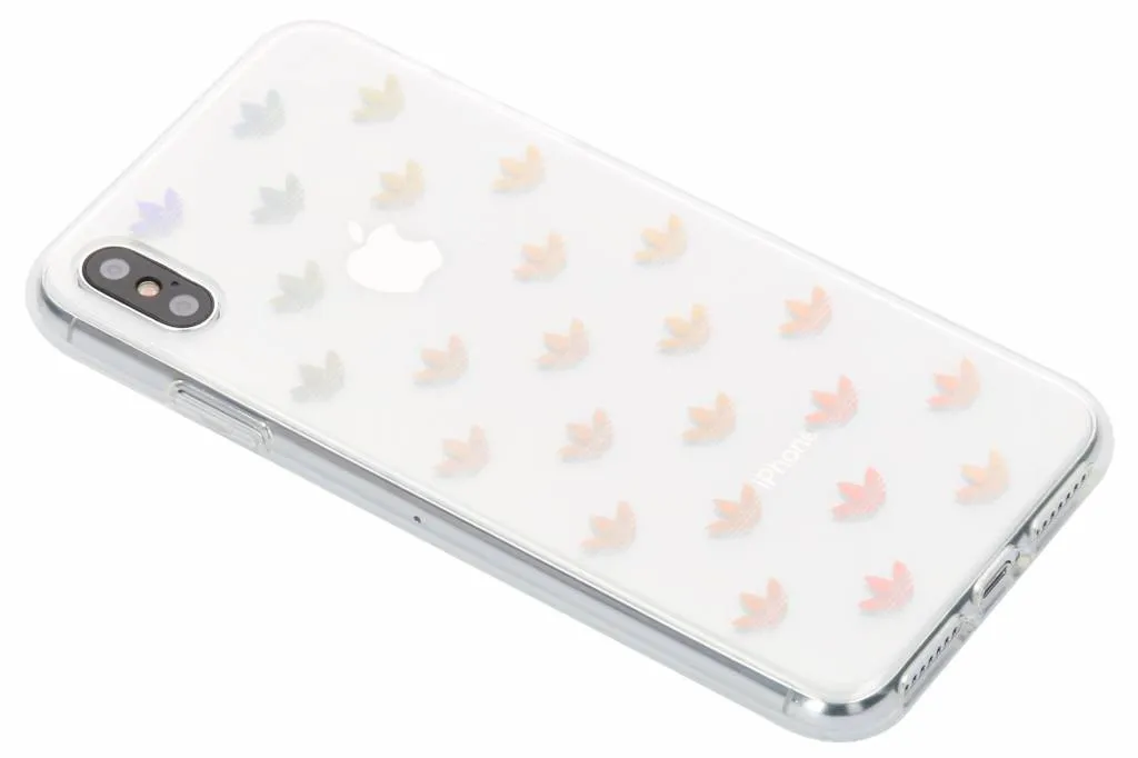 adidas Originals Cover posteriore compatibile con iPhone Xs Max - Trasparente