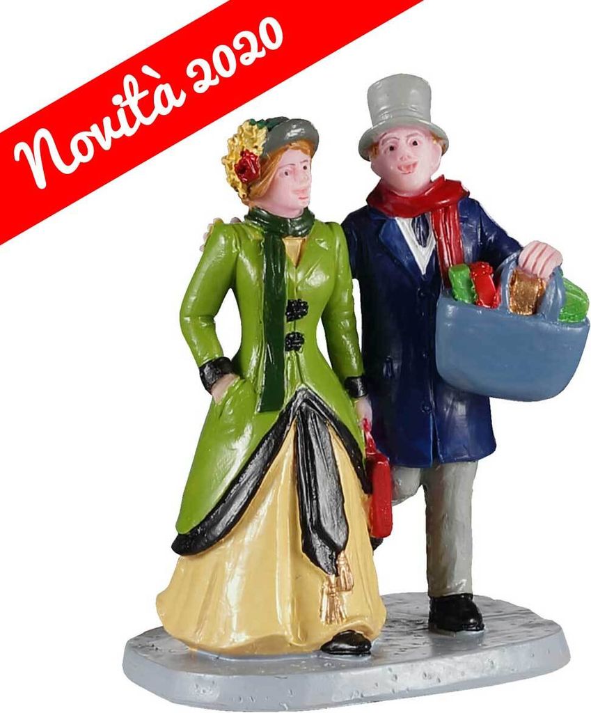 Vintage nákupní horečka Vánoční postava Obrázek produktu 