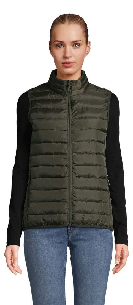 SOLS - "Stream" Weste für Damen LT1860 (M) (Army-Grün)