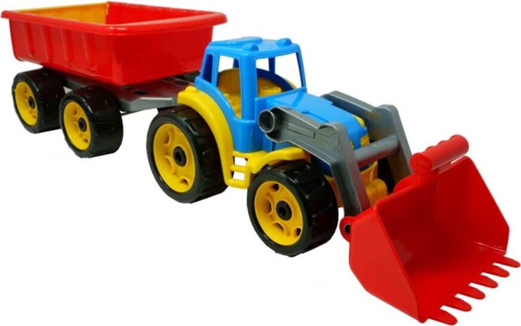 TECHNOK Traktorbulldozer mit Trailer 3688 Techno P9 Produktbild 