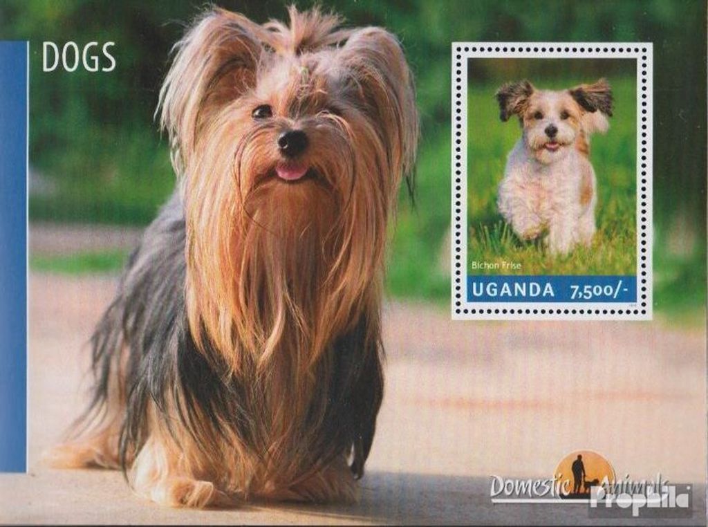 Briefmarken Uganda 2014 Mi Block469 (kompl.Ausg.) postfrisch Hunde