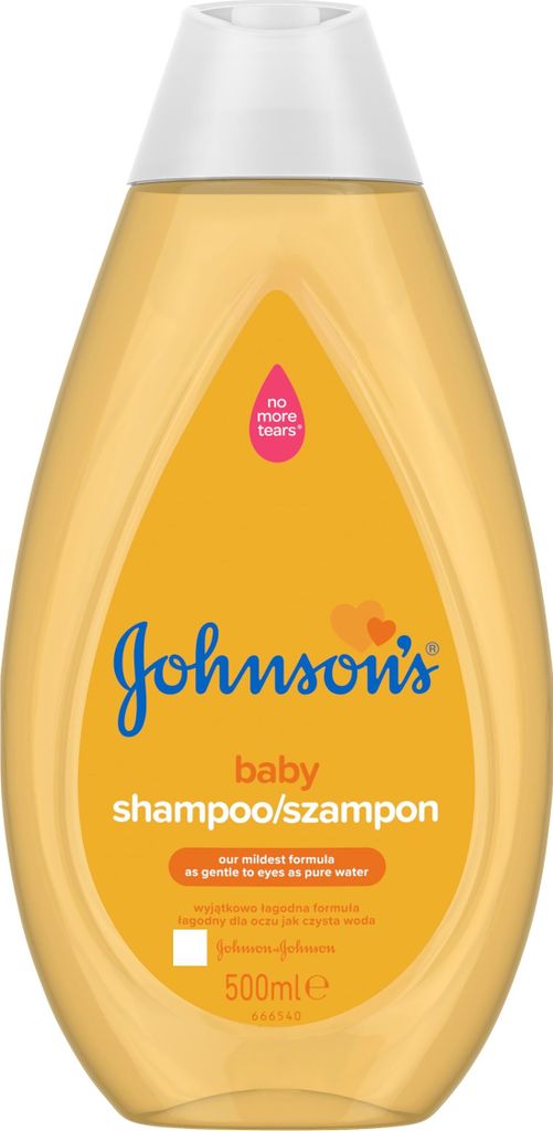Johnson's Baby Gold Shampoo 500 ml – Sanfte Reinigung für Produktbild 