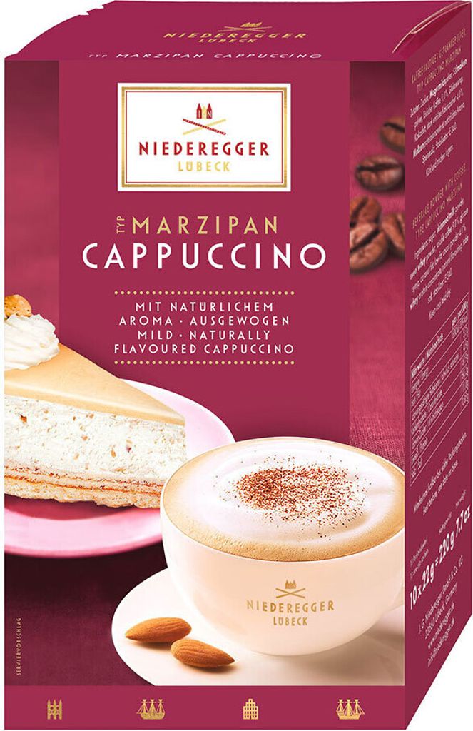 Niederegger - Marcipán Cappuccino - 10 kusů 220g Obrázek produktu 