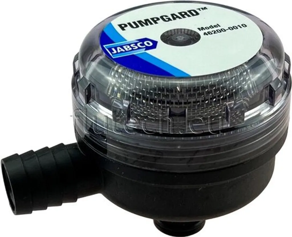 Crépine de cale Jabsco 19 mm à angle droit pour pompes de bateau