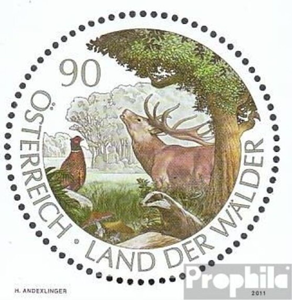 Briefmarken Österreich 2011 Mi Block65 (kompl.Ausg.) gestempelt Land der Wälder