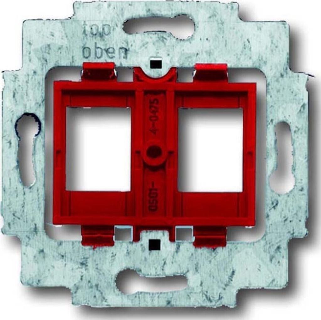 Busch-Jaeger Tragring mit rotem Sockel 2CKA001753A8055 1812