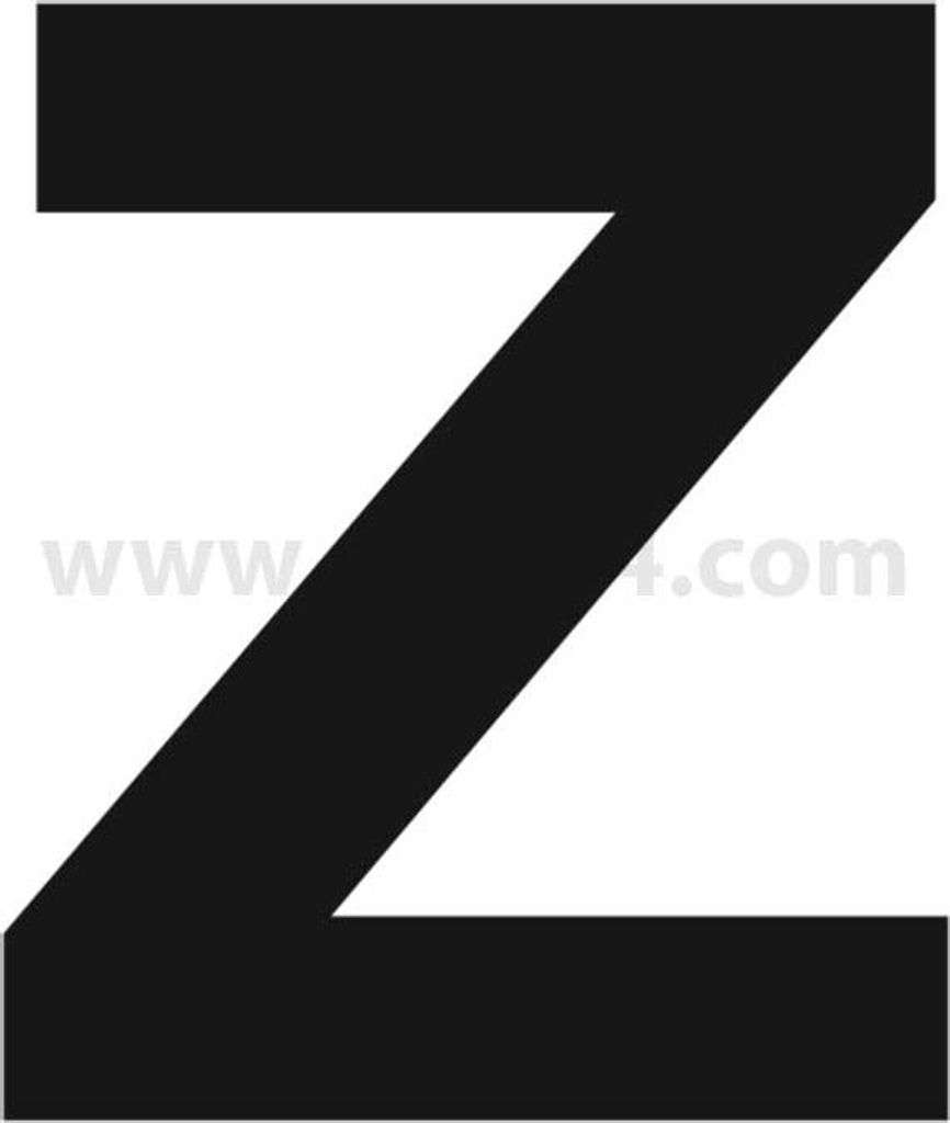 Georg Schlegel Bezeichnungsschild Buchstabe Z weiß - 1 Stück